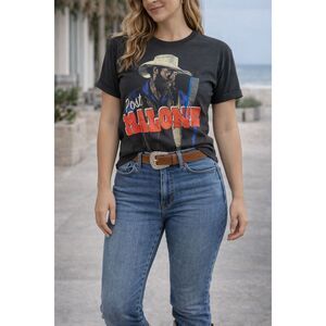 Post Malone Graphic Tee L Vintage Style Band Tee Western Cowboy Aesthetic Music